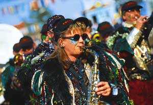 Guggamusik - part of the Fasnacht celebrations in Schaan